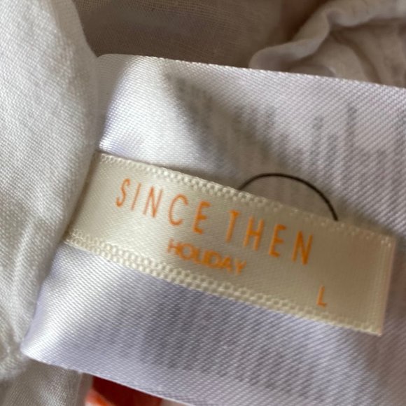 Since Then Daffodld Orange and white Plaid Mini Dress - Picture 4 of 5